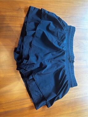 JoyLab Black Layered Ruffle Athletic Shorts L